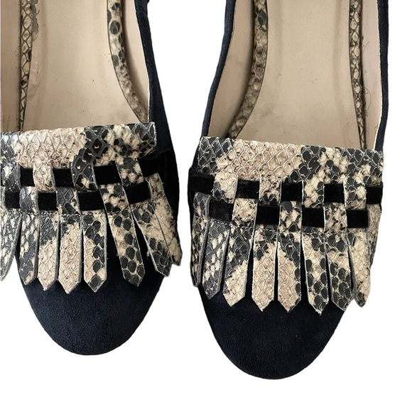 Cole Haan Loafer Pump Block Heel Kiltie Size 7 - Picture 4 of 8